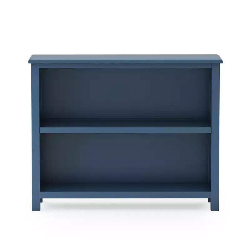 2-Shelf Open Bookcase, 30in, Solid & Engineered Wood, for Bedrooms & Playrooms