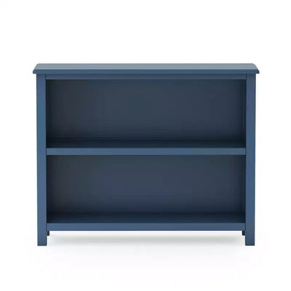 2-Shelf Open Bookcase, 30in, Solid & Engineered Wood, for Bedrooms & Playrooms