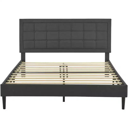 DeCoro Mornington Upholstered 2.0 Platform Full Size Frame and Headboard