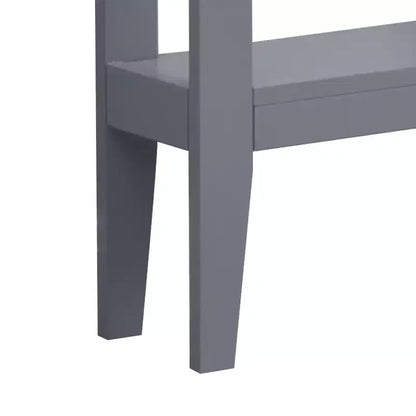 Narrow Console Table with Open Shelf & Reinforced Beams, Entryway & Hallway, 36in