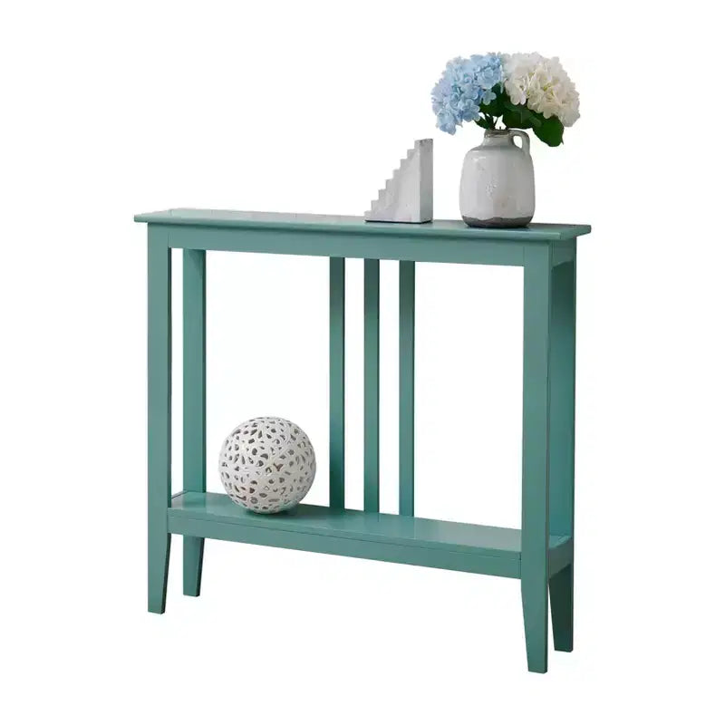 Narrow Console Table with Open Shelf & Reinforced Beams, Entryway & Hallway, 36in