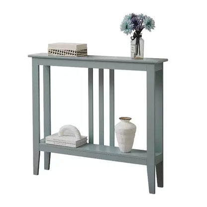 Narrow Console Table with Open Shelf & Reinforced Beams, Entryway & Hallway, 36in