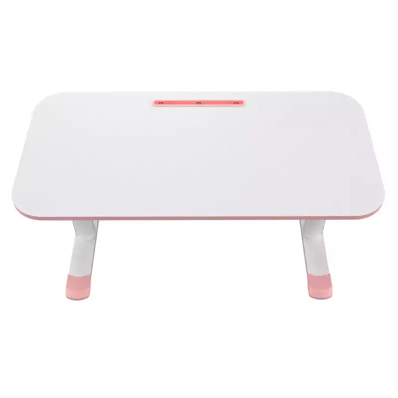 Kids Height-Adjustable Study Desk, 6 Levels, Scratch-Resistant Melamine, Pink or Blue