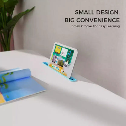 Kids Height-Adjustable Study Desk, 6 Levels, Scratch-Resistant Melamine, Pink or Blue