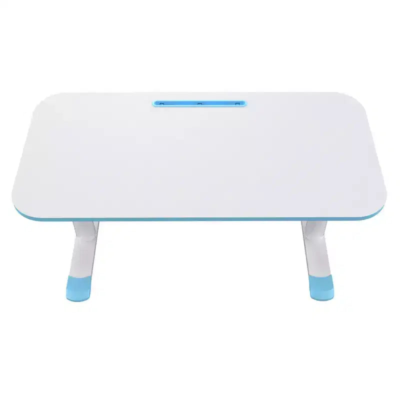 Kids Height-Adjustable Study Desk, 6 Levels, Scratch-Resistant Melamine, Pink or Blue