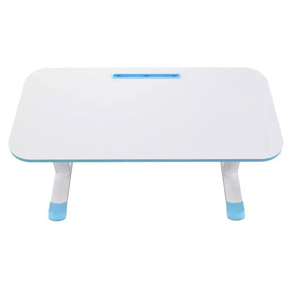 Kids Height-Adjustable Study Desk, 6 Levels, Scratch-Resistant Melamine, Pink or Blue