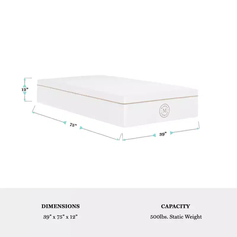 12-Inch Medium Plush Cooling Gel Memory Foam Mattress with Quilted Jacquard Top