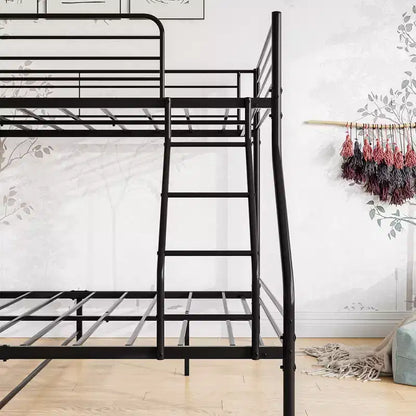 Metal Bunk Bed: Heavy Duty Twin-Over-Full, Easy Assembly, Extra Safe Guardrail