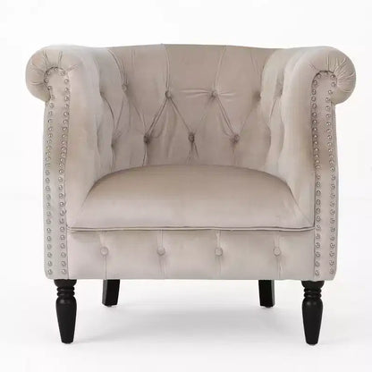 GDFStudio Justus Contemporary Tufted Upholstered Club Chair