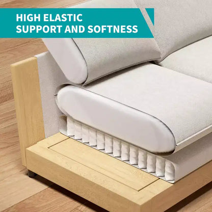 117in L-Shape Sectional Sofa with Movable Storage Ottoman, Cloud Couch, 3-Seat