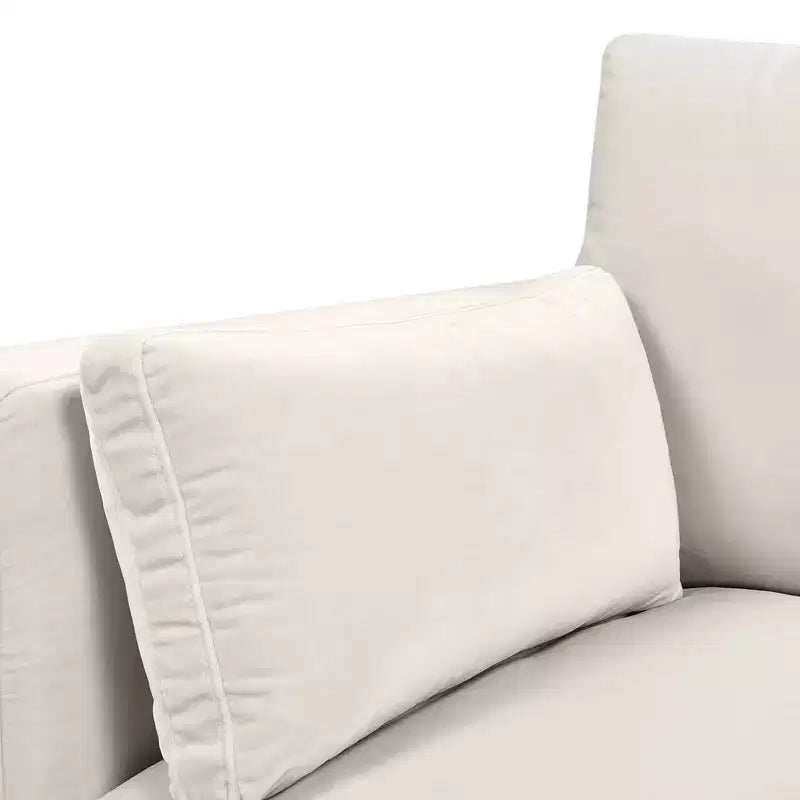 Modern Farmhouse Velvet Arm Chair with Feather-Down Foam Cushion, 36in