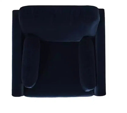 Modern Farmhouse Velvet Arm Chair with Feather-Down Foam Cushion, 36in
